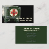 Krankenversicherungskarte der Armee Visitenkarte (Vorne/Hinten)