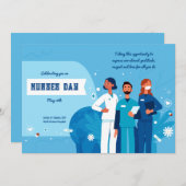 Krankenversicherungskarte Einladung (Vorne/Hinten)