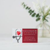 Krankenversicherungskarte für Senioren Visitenkarte (Stehend Vorderseite)