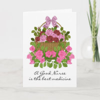 Krankenversicherungskarte mit Korb von Rose