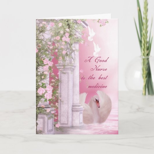 Krankenversicherungskarte mit Swan Dose und Rose Karte (Vorderseite)