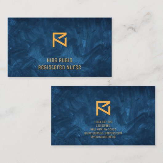 Krankenversicherungskarte Visitenkarte (Vorne/Hinten)