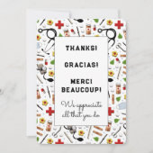 Krankenversicherungskarten Dankeskarte (Vorderseite)