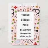 Krankenversicherungskarten Dankeskarte (Vorderseite)