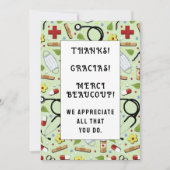 Krankenversicherungskarten Dankeskarte (Vorderseite)