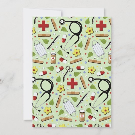 Krankenversicherungskarten Dankeskarte (Rückseite)