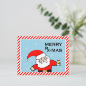 Krankenversicherungskarten Feiertagspostkarte (Stehend Vorderseite)