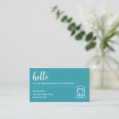 Krankenversicherungskarten für Krankenpfleger Visitenkarte (Stehend Vorderseite)