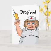 Krankenversicherungskarten | Nurses Week Funny Gru Karte (Gelbe Blume)