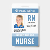 Krankenversicherungsnummer des Krankenhauses Ausweis (Front)