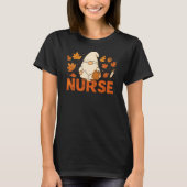 Krankenversorgung in Herbstfarben T-Shirt (Vorderseite)