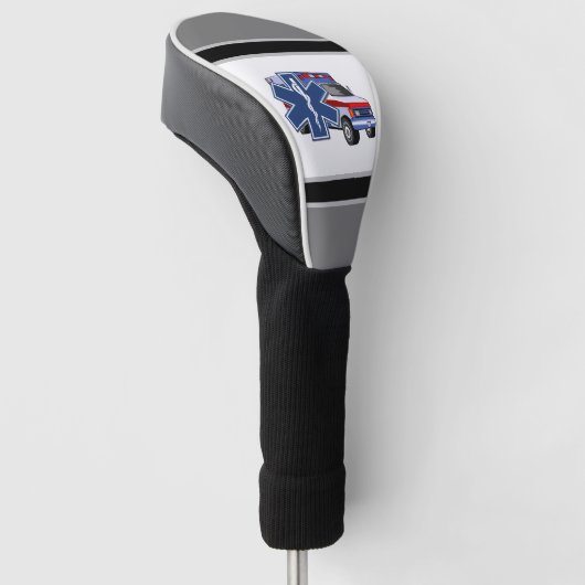 Krankenwagen EMS Golf Headcover (angewinkelt)