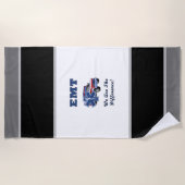 Krankenwagen EMS Strandtuch (Vorderseite)