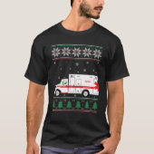 Krankenwagen Fahrer Ugge Weihnachten EMS EMT Param T-Shirt (Vorderseite)