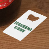 Krankenwagen Geldbeutel Flaschenöffner