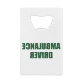 Krankenwagen Geldbeutel Flaschenöffner (Rückseite)