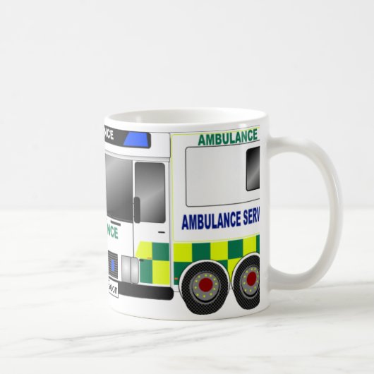 Krankenwagen Großbritannien Kaffeetasse (Rechts)