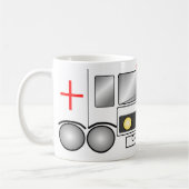 Krankenwagen Kaffeetasse (Links)