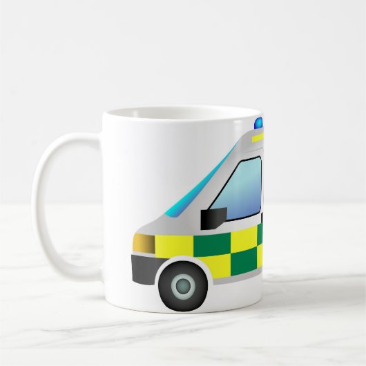 Krankenwagen Kaffeetasse (Links)
