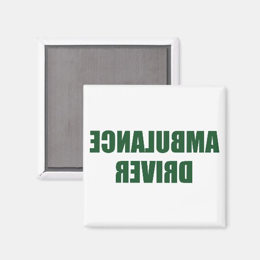 Krankenwagen Magnet (Vorderseite/Rückseite)