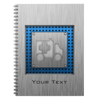 Krankenwagen; Metall-Blick Notizblock