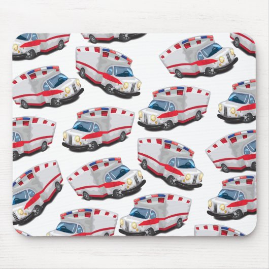 Krankenwagen Mousepad (Vorne)