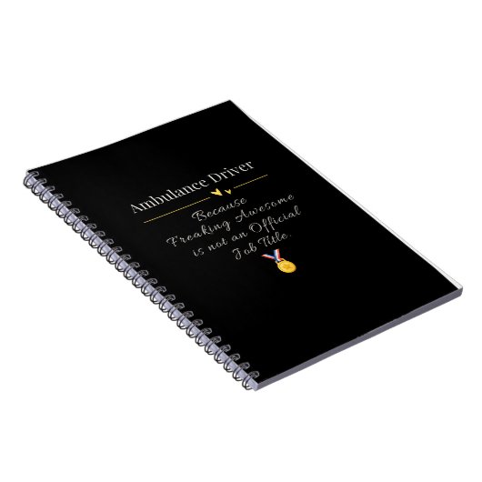 Krankenwagen Notizblock (Rechte Seite)