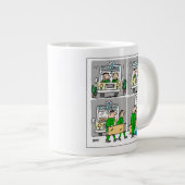 Krankenwagen oder paramedizinisch Jumbo-Tasse (Vorderseite Rechts)