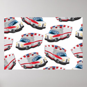 Krankenwagen Poster
