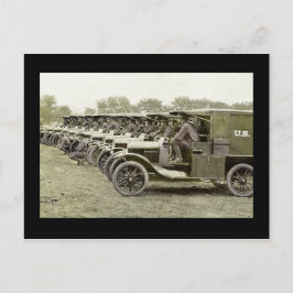 Krankenwagen Postkarte