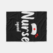 Krankenwagen stolz darauf, Krankenschwester zu sei Fleecedecke (Vorderseite (Horizontal))