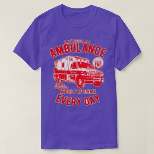 Krankenwagen T-Shirt (Design vorne)