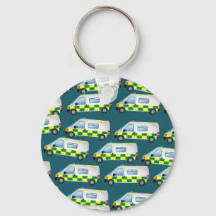 Krankenwagen-Tapete Schlüsselanhänger