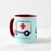 Krankenwagen Tasse (Vorderseite Links)