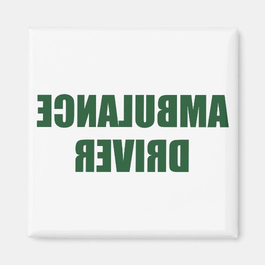 Krankenwagenfahrer Magnet (Vorne)