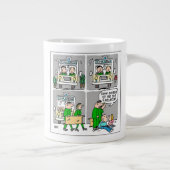 Krankenwagenfahrer oder Rettungssanitäter Jumbo-Tasse (Rechts)