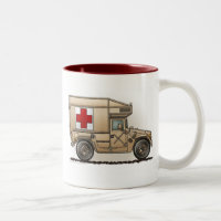 Krankenwagenmilitärhummer-Tassen