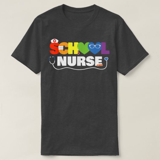 Krankenwoche 2022 Gießerei zurück zur Schule T-Shirt (Design vorne)