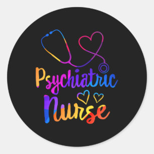 Krankenwoche RN Mental Health Nursing School Psych Runder Aufkleber