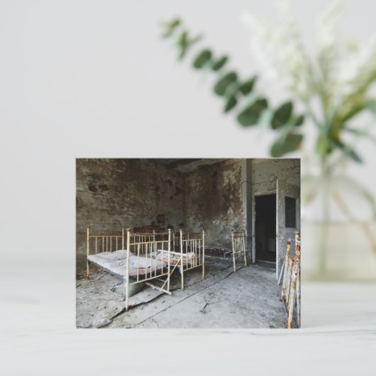 Krankenzimmer Postkarte (Stehend Vorderseite)