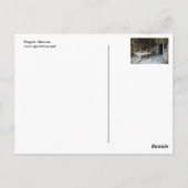 Krankenzimmer Postkarte (Rückseite)