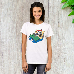 Kranker Hund im Bett T-Shirt