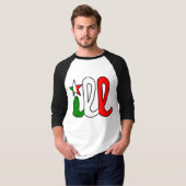 kranker Italiener Jersey T-Shirt (Vorne ganz)