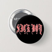 Kranker Junge Punk-SICKBOY PUNKS Punkrock-Musik Button (Vorne & Hinten)