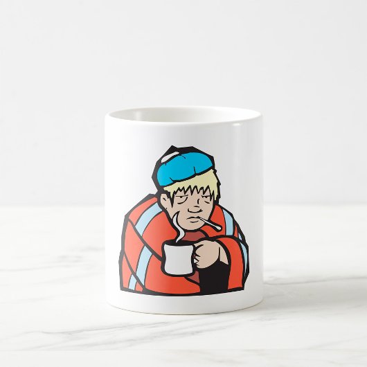 Kranker Mann Kaffeetasse