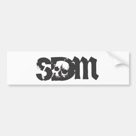 Kranker Schlagzeuger-Autoaufkleber Autoaufkleber (Vorne)