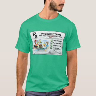 Kranker Tag - das T-Shirt der Kamin-Huhn-Männer