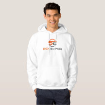 Krankes Reich - Hoodie 4 (orange u. graues Logo)
