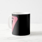 Krankes Sieben Meme T-Shirt Sechs Sieben Lustiger  Kaffeetasse (Vorderseite Links)