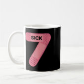 Krankes Sieben Meme T-Shirt Sechs Sieben Lustiger  Kaffeetasse (Links)